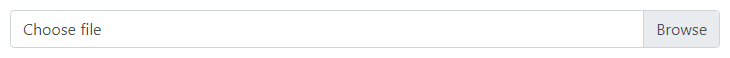 Bootstrap Custom File Input