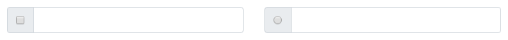 Bootstrap Input groups with Checkbox and Radio Buttons